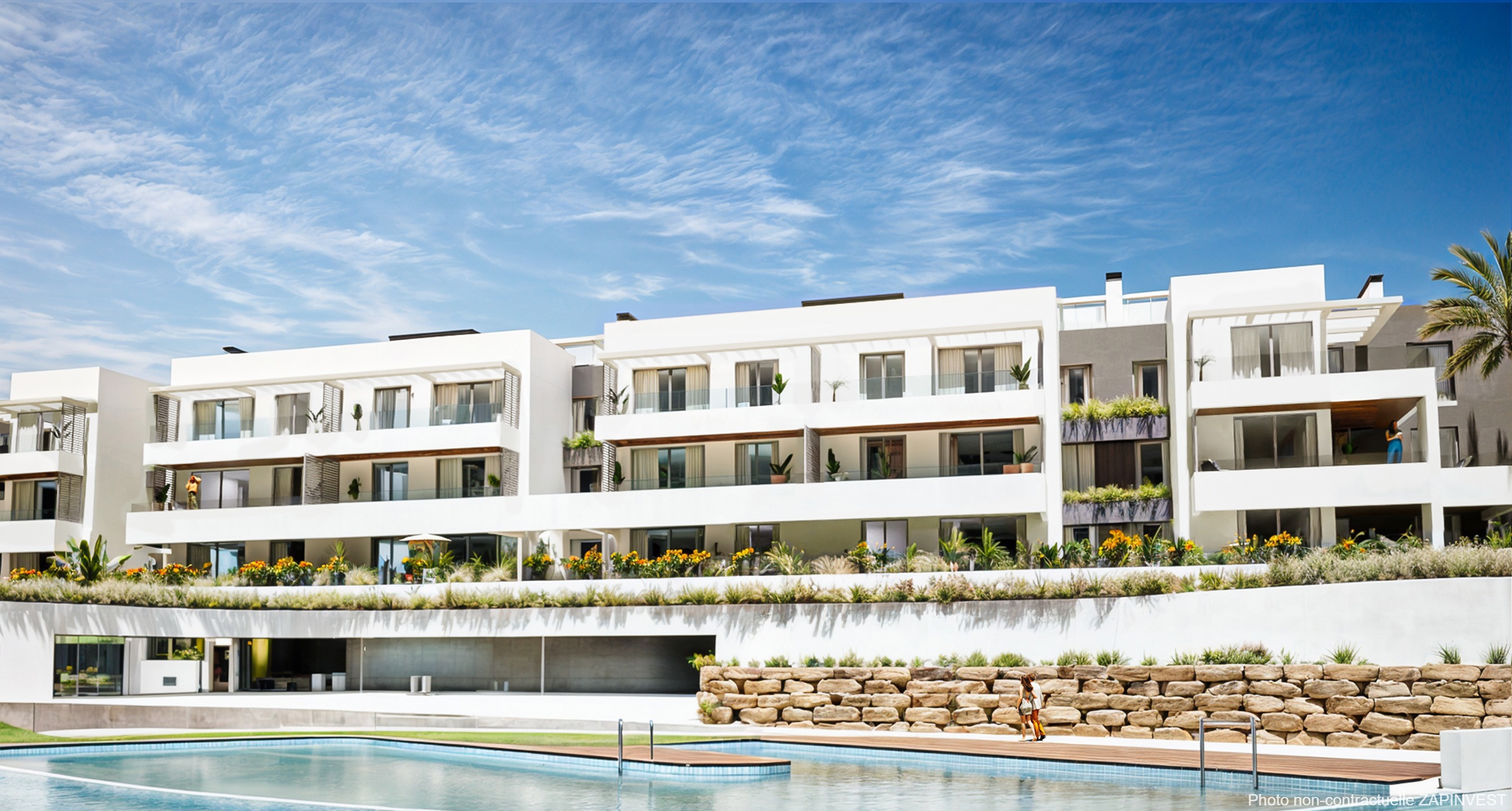 Rez-de-chaussée à Bahia de las Rocas, Cadiz avec des vues incroyables sur le Rocher de Gibraltar, Espagne