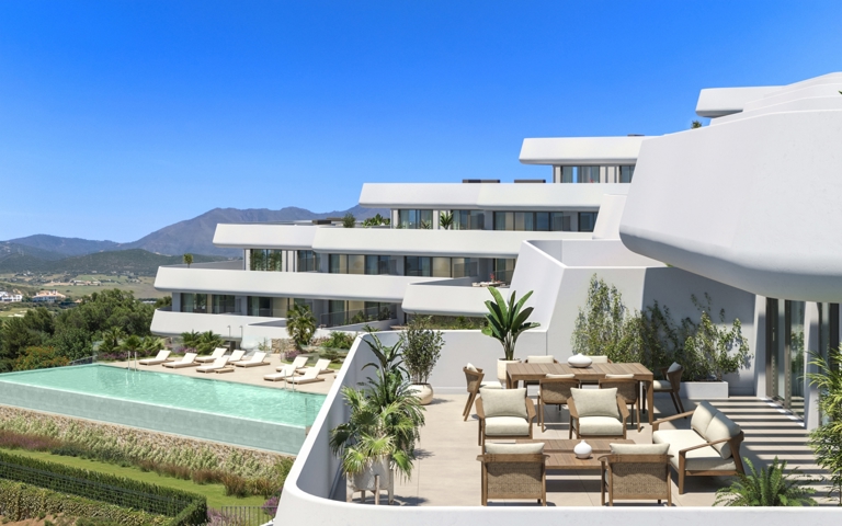 Splendide appartement moderne à Casares Costa, province Malaga, Espagne