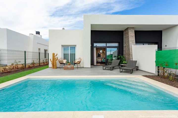Villa mitoyenne à Algorfa, Alicante, Costa Blanca, Espagne