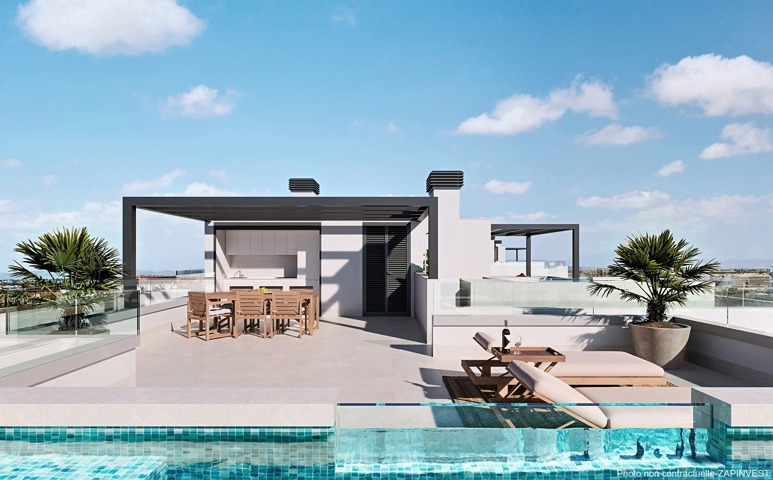 Penthouse au bord du lagon à Torre Pacheco, Murcie, Espagne